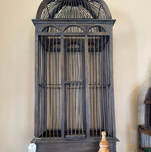 Dark Brown Bird Cage