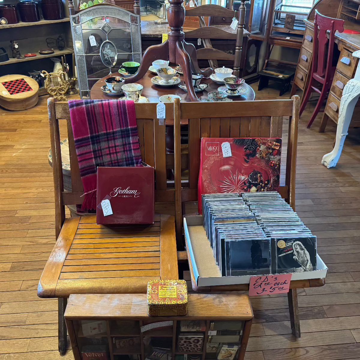 Antique Folding Bench
