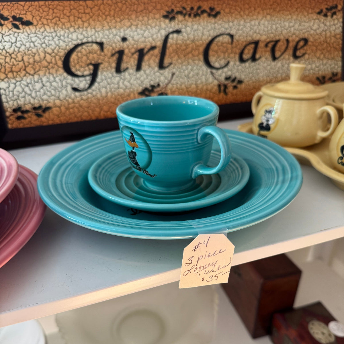 Looney Toons Fiestaware 3-Piece Set