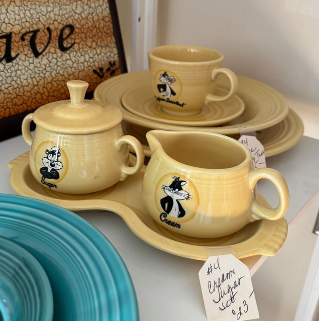 Looney Toons Fiestaware Cream Set